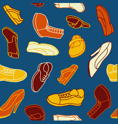 Shoes Seamless Pattern For Print Wallpaper