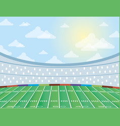 Superbowl Sport Poster With Stadium Scene