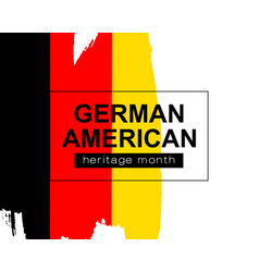 Hand Draw German American Heritage Flag