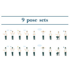 Male And Female Nurse Pose 9 Sets