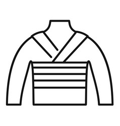 Back Bandage Icon Outline Patient Accident