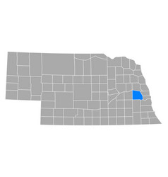 Map Saunders In Nebraska