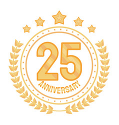 Twenty Fifth Anniversary Golden Badge