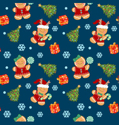 Seamless Christmas Winter Pattern