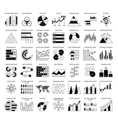 Set Of Linear Icons Related To Business