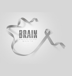 Brain Cancer Awareness Calligraphy Poster Design