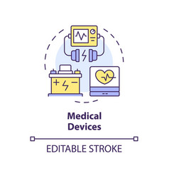 Medical Devices Multi Color Concept Icon