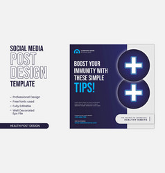 Health Social Media Post Design