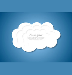 Abstract White Cloud Background