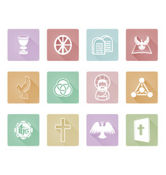 Christian Icons Set