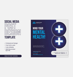 Health Social Media Post Design