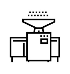 Winnowing Machine Line Icon