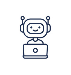 Chatbot Outline Icon