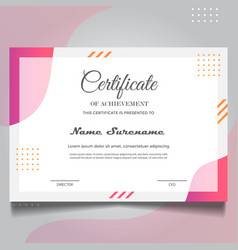 Flat Certificate Template