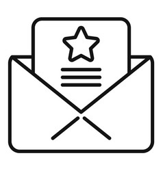 Mail Invitation Icon Outline Event Time