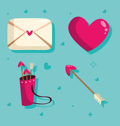 Valentines Day Celebration Icons