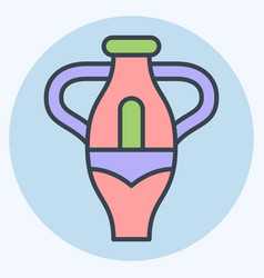 Icon Vase Related To South Africa Symbol Color