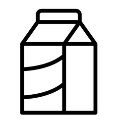 Soy Carton Milk Icon Outline Food Soya