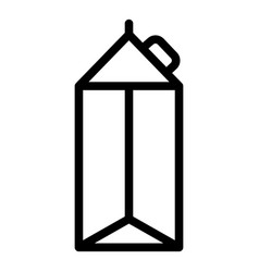 Milk Soy Pack Icon Outline Food Soya