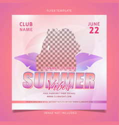 Summer Vibes Club Flyer Template