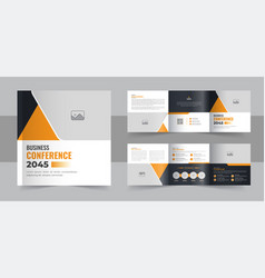 Creative Conference Square Trifold Brochure