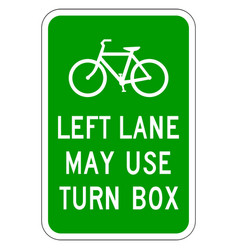 Left Lane May Use Turn Box