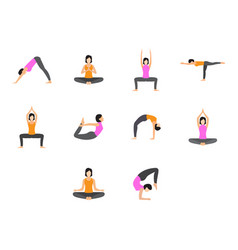 Yoga Icon Set