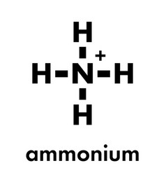 Ammonium Cation Protonated Form Of Ammonia