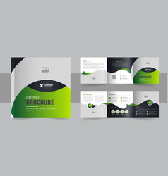 Creative Conference Square Trifold Brochure