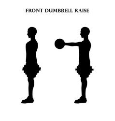 Front Dumbbell Raise Workout Exercise