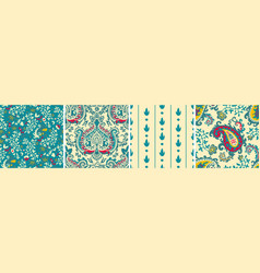 Paisley Seamless Pattern Collection