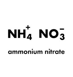 Ammonium Nitrate Chemical Structure Skeletal