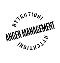 Anger Management Rubber Stamp