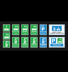 Electric Vehicle Charge Point Signs