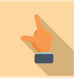 Rock Gesture Icon Flat Rock Gesture