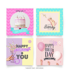 Funny Birthday Greeting Post Templates Instagram