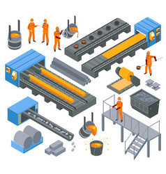 Steel Industry Isometric Set