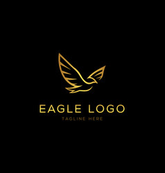 Bird Fly Logo Design Eagle Wing