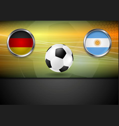 Final Football Germany And Argentina In Brazil