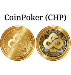 Set Of Physical Golden Coin Coinpoker Chp