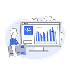 Financial Statistics Concept