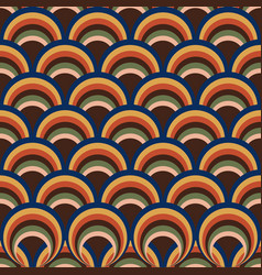 Retro 70s Seamless Patternmid Century Pattern