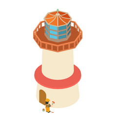 Beacon Repair Icon Isometric Painter