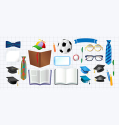 Set Of School Icons