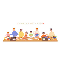 Cooking With Children On Workshop Adults And Kids