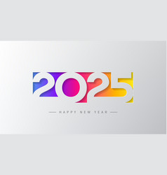 2025 Happy New Year Banner