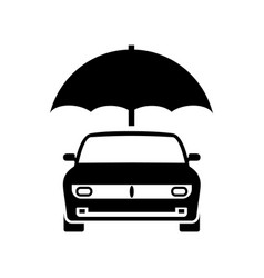 Car Insurance Logo Concept Protect Icon