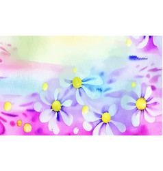 Floral Watercolor Background Wallpaper