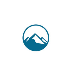 Mountain Nature Round Logo