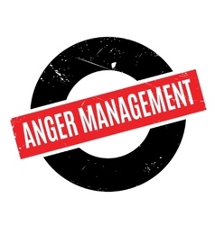 Anger Management Rubber Stamp